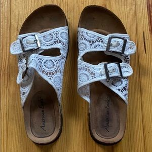 American Eagle Lace Sandals